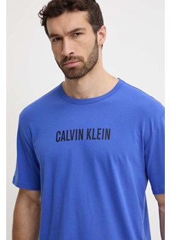 Calvin Klein Underwear t-shirt bawełniany lounge kolor niebieski z nadrukiem ze sklepu ANSWEAR.com w kategorii T-shirty męskie - zdjęcie 171579612