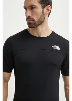 The North Face t-shirt sportowy Sunriser kolor czarny gładki NF0A84KNJK31 ze sklepu ANSWEAR.com w kategorii T-shirty męskie - zdjęcie 171579620