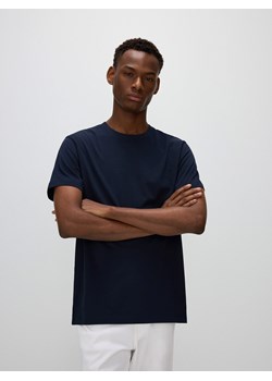 Reserved - T-shirt regular fit - granatowy ze sklepu Reserved w kategorii T-shirty męskie - zdjęcie 171580411