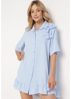 Niebieska Sukienka Deleena ze sklepu Born2be Odzież w kategorii Sukienki - zdjęcie 171583102