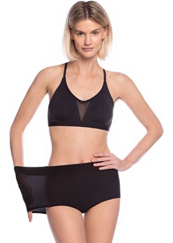 Czarne szorty damskie L-FIT6000SZ-02, Kolor czarny, Rozmiar XS/S/M, LAMA ze sklepu Intymna w kategorii Majtki damskie - zdjęcie 171583170