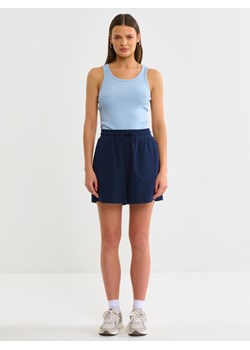 Koszulka damska na ramiączkach prążkowana błękitna Aurela 400 ze sklepu Big Star w kategorii Bluzki damskie - zdjęcie 171583920
