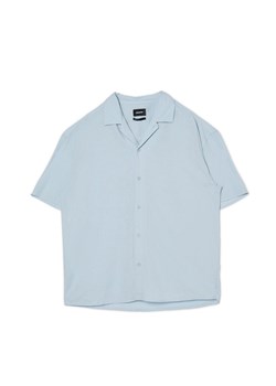 Cropp - Niebieska klasyczna koszula - niebieski ze sklepu Cropp w kategorii Koszule męskie - zdjęcie 171584351