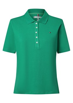 Tommy Hilfiger Damska koszulka polo Kobiety Bawełna zielony jednolity ze sklepu vangraaf w kategorii Bluzki damskie - zdjęcie 171585283