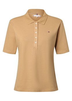 Tommy Hilfiger Damska koszulka polo Kobiety Bawełna melanżowy jednolity ze sklepu vangraaf w kategorii Bluzki damskie - zdjęcie 171585284