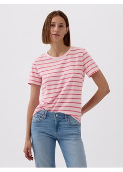 GAP Koszulka w kolorze różowo-białym ze sklepu Limango Polska w kategorii Bluzki damskie - zdjęcie 171586061