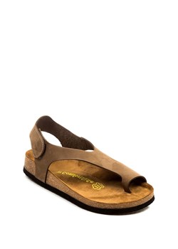 Comfortfusse Skórzane sandały w kolorze jasnobrązowym ze sklepu Limango Polska w kategorii Sandały damskie - zdjęcie 171586384