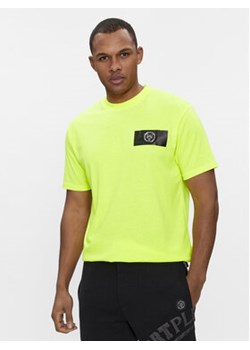 Plein Sport T-Shirt SADC MTK6907 SJY001N Żółty Regular Fit ze sklepu MODIVO w kategorii T-shirty męskie - zdjęcie 171586733