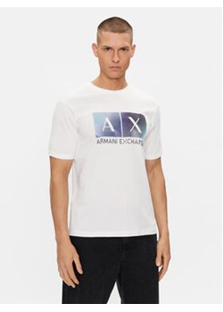 Armani Exchange T-Shirt 3DZTJB ZJBYZ 1116 Biały Regular Fit ze sklepu MODIVO w kategorii T-shirty męskie - zdjęcie 171586742