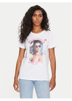 Guess T-Shirt Ss Malibu Girl Easy W4GI54 K9RM1 Biały Regular Fit ze sklepu MODIVO w kategorii Bluzki damskie - zdjęcie 171586803
