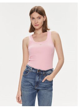 Pinko Top 100807 A0PU Różowy Slim Fit ze sklepu MODIVO w kategorii Bluzki damskie - zdjęcie 171586863