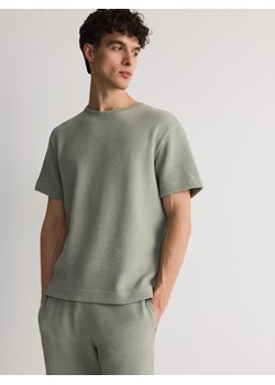 Reserved - T-shirt comfort fit - oliwkowy ze sklepu Reserved w kategorii T-shirty męskie - zdjęcie 171588014