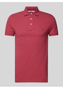 Koszulka polo o kroju slim fit z wyhaftowanym logo ze sklepu Peek&Cloppenburg  w kategorii T-shirty męskie - zdjęcie 171589513