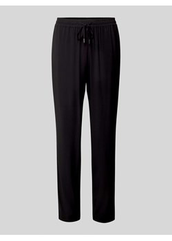 Spodnie materiałowe o kroju tapered fit z tunelem ze sklepu Peek&Cloppenburg  w kategorii Spodnie damskie - zdjęcie 171589570