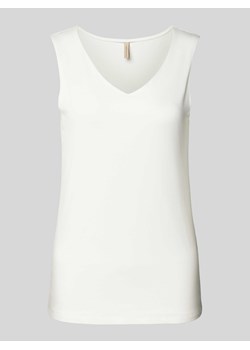 Top na ramiączkach z dekoltem w serek model ‘Marica’ ze sklepu Peek&Cloppenburg  w kategorii Bluzki damskie - zdjęcie 171589722