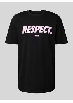 T-shirt z nadrukiem z logo ze sklepu Peek&Cloppenburg  w kategorii T-shirty męskie - zdjęcie 171589791