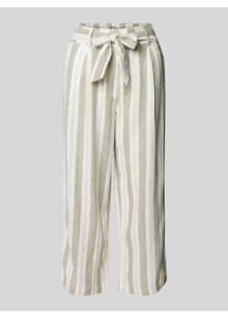 Spodnie materiałowe z paskiem w talii model ‘CARO’ ze sklepu Peek&Cloppenburg  w kategorii Spodnie damskie - zdjęcie 171589994
