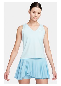 Damska koszulka bez rękawów do tenisa NikeCourt Victory - Niebieski ze sklepu Nike poland w kategorii Bluzki damskie - zdjęcie 171590550
