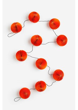 H & M - Girlanda ze strukturalnego papieru - Pomarańczowy ze sklepu H&M w kategorii Lampiony i lampki - zdjęcie 171590671
