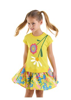 Denokids Sukienka &quot;Flower Garden&quot; w kolorze żółtym ze sklepu Limango Polska w kategorii Sukienki dziewczęce - zdjęcie 171592263