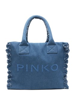 Pinko Jeansowa shopperka Beach Shopping ze sklepu Gomez Fashion Store w kategorii Torby Shopper bag - zdjęcie 171592390