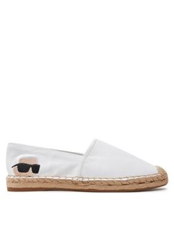 KARL LAGERFELD Espadryle KL80111N Biały ze sklepu MODIVO w kategorii Espadryle damskie - zdjęcie 171593561