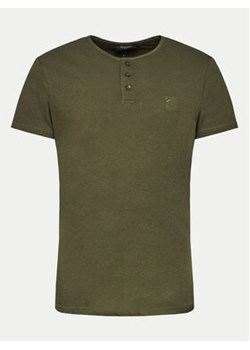 INDICODE T-Shirt Bosse 41-001 Zielony Regular Fit ze sklepu MODIVO w kategorii T-shirty męskie - zdjęcie 171593651