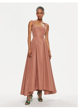 Pinko Sukienka wieczorowa Champagne 102778 Y3LE Brązowy Regular Fit ze sklepu MODIVO w kategorii Sukienki - zdjęcie 171593704