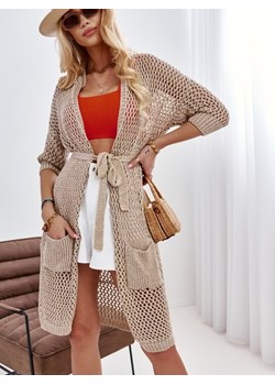 Sweter Palmas Blink Złoty ze sklepu Lisa Mayo w kategorii Swetry damskie - zdjęcie 171594120