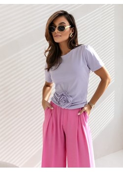 Bluzka Isabel Wrzosowa ze sklepu Lisa Mayo w kategorii Bluzki damskie - zdjęcie 171594604