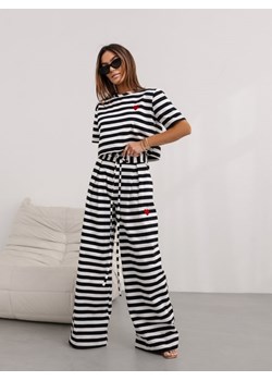 Spodnie Rubi Stripes Czarne ze sklepu Lisa Mayo w kategorii Spodnie damskie - zdjęcie 171595440