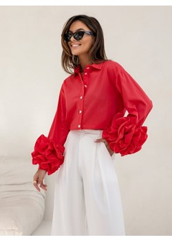 Koszula Lorena Koralowa ze sklepu Lisa Mayo w kategorii Koszule damskie - zdjęcie 171595494
