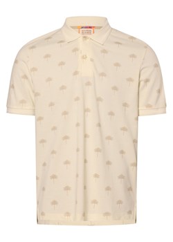 Scotch & Soda Męska koszulka polo Mężczyźni Bawełna piaskowy wzorzysty ze sklepu vangraaf w kategorii T-shirty męskie - zdjęcie 171595870