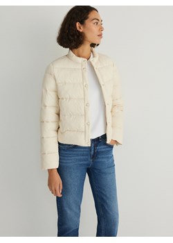 Reserved - Pikowana kurtka z wypełnieniem - złamana biel ze sklepu Reserved w kategorii Kurtki damskie - zdjęcie 171596850