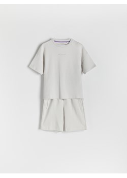 Reserved - Bawełniany komplet - beżowy ze sklepu Reserved w kategorii Piżamy dziecięce - zdjęcie 171596992