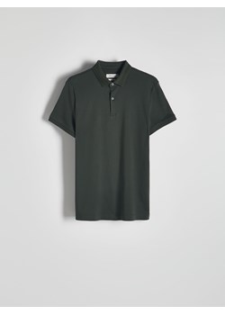 Reserved - Koszulka polo slim - zielony ze sklepu Reserved w kategorii T-shirty męskie - zdjęcie 171597184