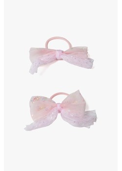 Różowe gumki do włosów - kokardki 2szt - 5.10.15. ze sklepu 5.10.15 w kategorii Ozdoby do włosów dziewczęce - zdjęcie 171598202