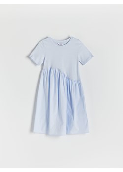 Reserved - Bawełniana sukienka - jasnoszary ze sklepu Reserved w kategorii Sukienki dziewczęce - zdjęcie 171610611