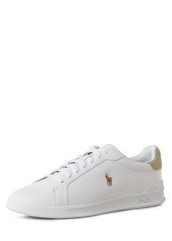 Polo Ralph Lauren Męskie skórzane buty sportowe Mężczyźni skóra biały jednolity ze sklepu vangraaf w kategorii Trampki męskie - zdjęcie 171610690