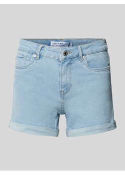 Szorty jeansowe z wpuszczanymi kieszeniami model ‘LUNA’ ze sklepu Peek&Cloppenburg  w kategorii Szorty - zdjęcie 171610944