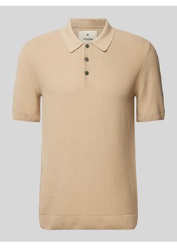 Koszulka polo z fakturowanym wzorem model ‘BLUSANDRI’ ze sklepu Peek&Cloppenburg  w kategorii T-shirty męskie - zdjęcie 171610960
