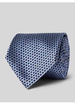Krawat jedwabny ze wzorem na całej powierzchni ze sklepu Peek&Cloppenburg  w kategorii Krawaty - zdjęcie 171610980