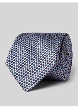 Krawat jedwabny ze wzorem na całej powierzchni ze sklepu Peek&Cloppenburg  w kategorii Krawaty - zdjęcie 171610994