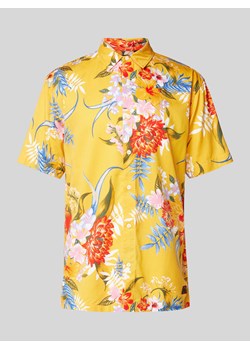 Koszula casualowa o kroju slim fit z nadrukiem na całej powierzchni model ‘HAWAIIAN’ ze sklepu Peek&Cloppenburg  w kategorii Koszule męskie - zdjęcie 171611022