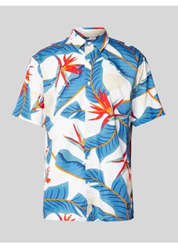 Koszula casualowa o kroju slim fit z nadrukiem na całej powierzchni model ‘HAWAIIAN’ ze sklepu Peek&Cloppenburg  w kategorii Koszule męskie - zdjęcie 171611074