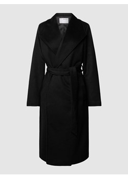 Płaszcz z wiązanym paskiem model ‘ROSA’ ze sklepu Peek&Cloppenburg  w kategorii Płaszcze damskie - zdjęcie 171689743