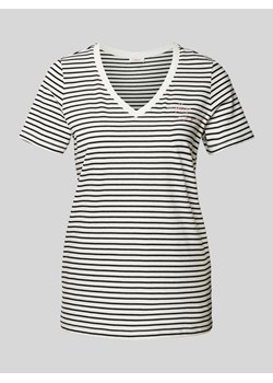 T-shirt ze wzorem w paski model ‘Stitch’ ze sklepu Peek&Cloppenburg  w kategorii Bluzki damskie - zdjęcie 171689802