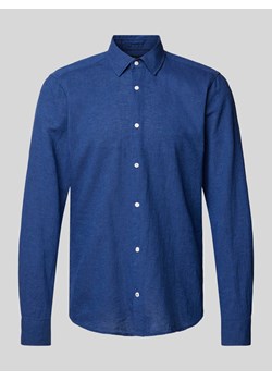 Koszula biznesowa o kroju slim fit w jednolitym kolorze ze sklepu Peek&Cloppenburg  w kategorii Koszule męskie - zdjęcie 171689812
