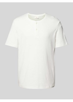 T-shirt z fakturowanym wzorem ze sklepu Peek&Cloppenburg  w kategorii T-shirty męskie - zdjęcie 171689871