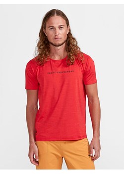 Craft Koszulka kolarska &quot;ADV Gravel&quot; w kolorze czerwonym ze sklepu Limango Polska w kategorii T-shirty męskie - zdjęcie 171691422
